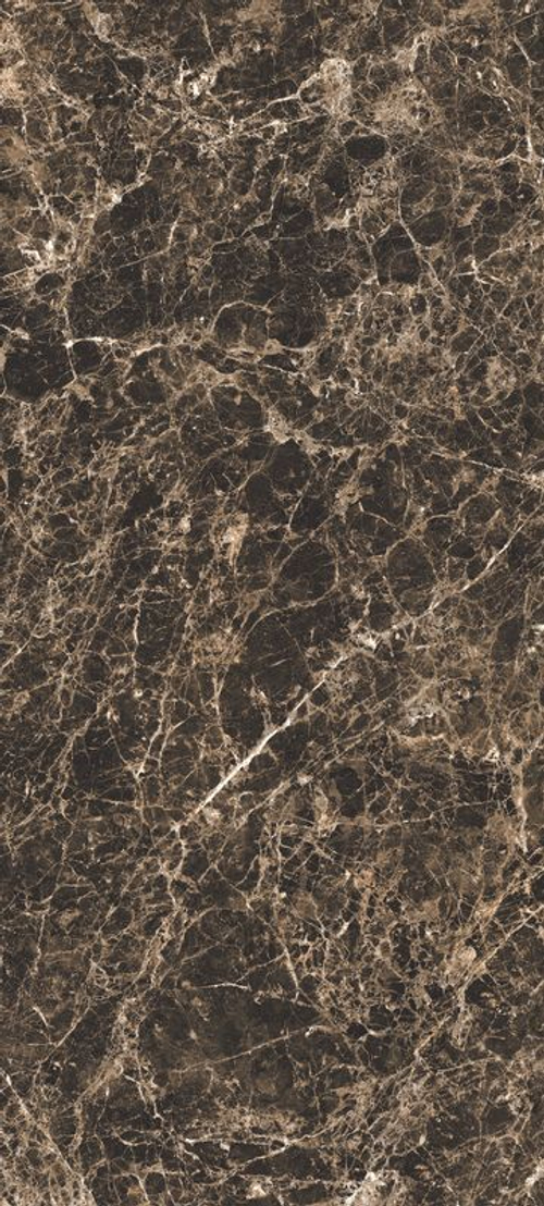 Керамогранит LES BIJOUX DE REX MARRON IMPERIAL GLO 6MM 120X280 R (765700) глянц.