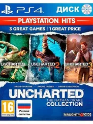 PS4 Uncharted: The Nathan Drake Collection CUSA-02343 (Русские субтитры)