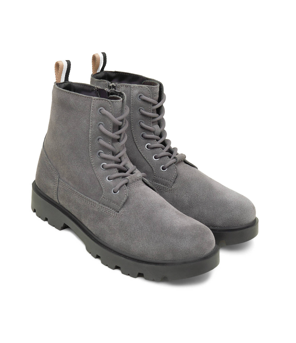 Кожаные трапперы adley BOSS BLACK - серый(50503650)