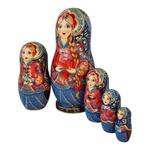 Матрёшка 21см  "С лисичкой" 5мест