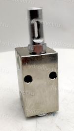 VSL2-KR - Питатель для двухлинейных систем смазки с рабочим давлением 400 бар, количество выходов 2, максимальная доза 5 мл/цикл, с регулятором и индикатором