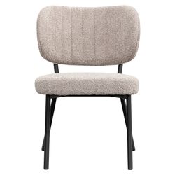 Стул Robbi, букле, серо-бежевый