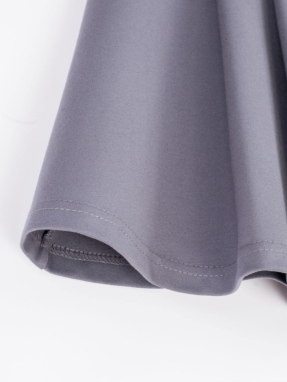 Юбка со складками "Серая" 7+