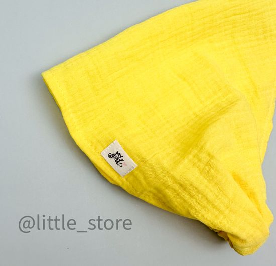 Косынка муслиновая, Лимон