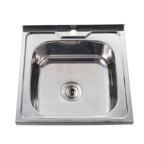 Кухонная накладная мойка РМС MG6-50х50 с сифоном