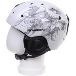 Шлем защитный для зимних видов спорта MS-86 Grey Flower, размер M (55-58)