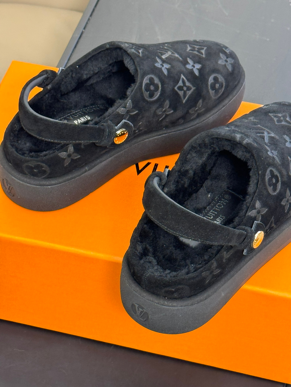 Louis Vuitton Aspen Platform Clogs