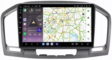 Магнитола для Opel Insignia 2009-2013 (взамен CD300 и CD400) - Kuberg QLed, Android 13, TS20, CarPlay, SIM-слот