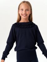 Джемпер школьный для девочки AT997  синий