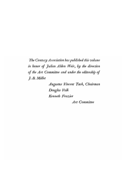 Julian Alden Weir | Phillips Collection