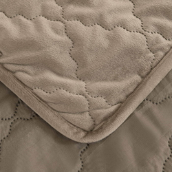 Покрывало 160х220 и наволочка 50x70 Sofi De MarkO Деметра капучино