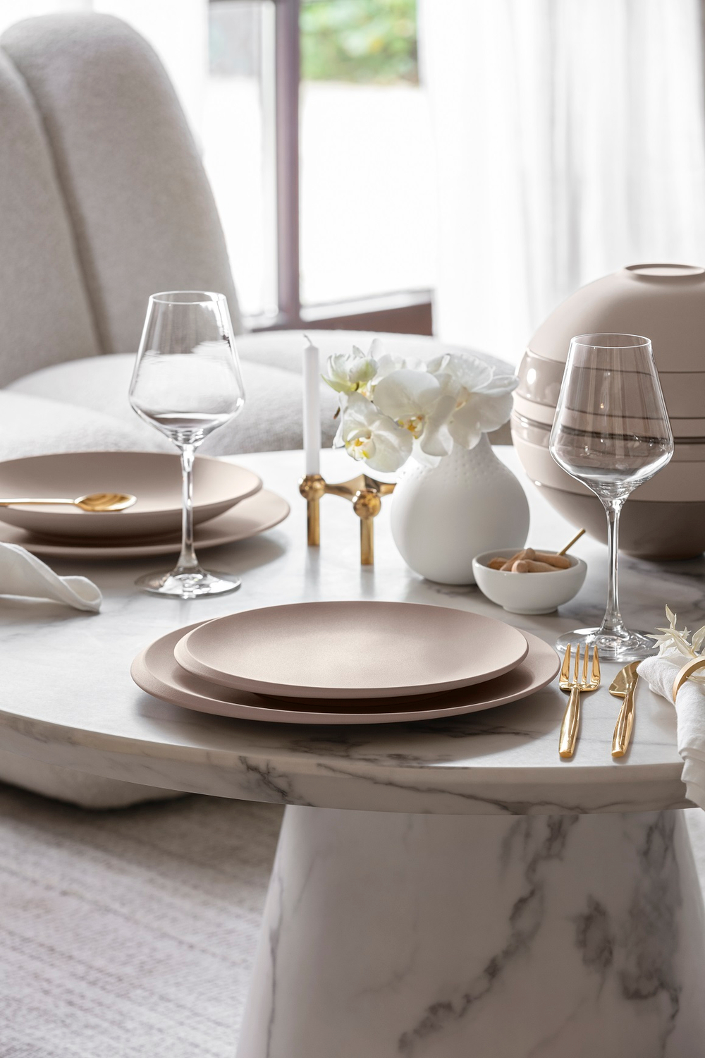 Villeroy & Boch Глубокая тарелка NewMoon 29 см бежевая 10-4291-2700
