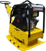 Виброплита реверсивная KOMAN MS330-1 дизельная - [332 кг / 38 кН / Hi-Earns 186FE]