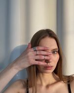 Кольцо матовое шириной 2 мм