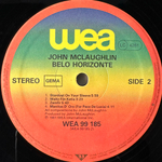 John McLaughlin ‎– Belo Horizonte (Германия 1981г.)