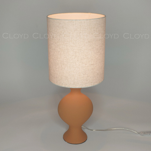 Настольная лампа Cloyd GARGANTUA-B T1 / выс. 59 см- красно-коричн. керамика (арт.30145)