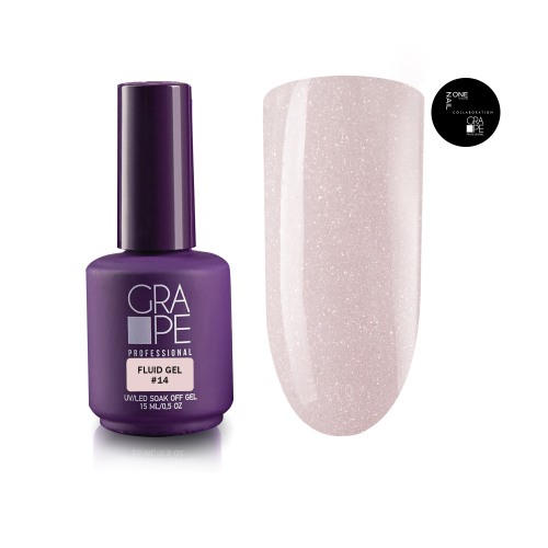 OneNail Grape Fluid gel #14, 15 мл