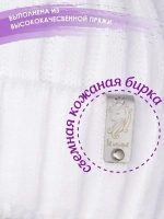 Шапка для девочки осенняя вязаная на завязках