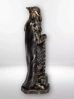 Коллекционная алтарная фигурка статуэтка скандинавский Бог Тор оберег для дома