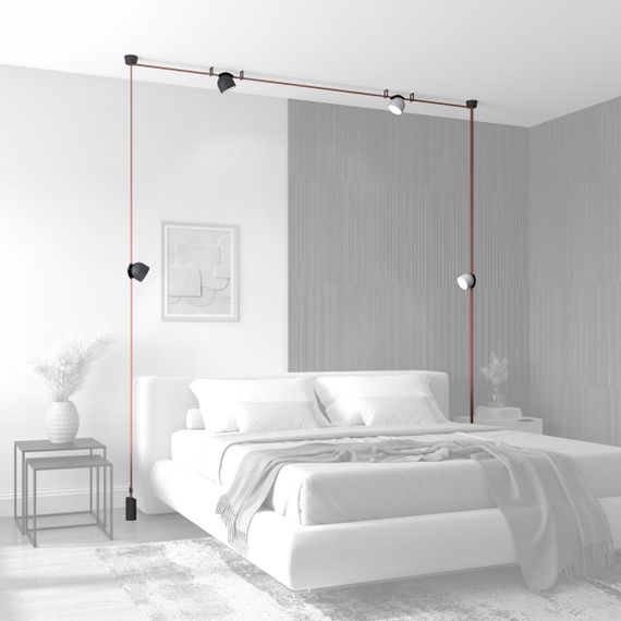 Трековый светильник Denkirs Belty Spot DK5543-WH+BK