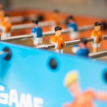 Настольный футбол "Garlando F-Mini-II Telescopic" (95 x 76 x 25 см) цветной