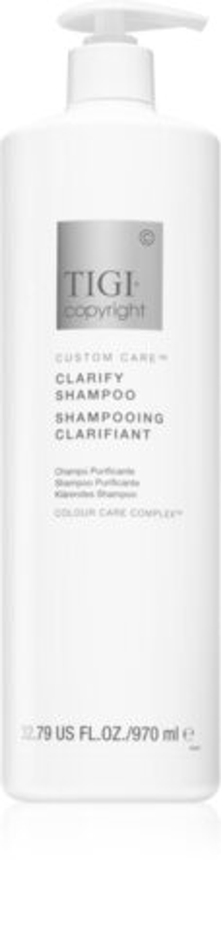 TIGI Copyright Clarify - успокаивающий шампунь для чувствительной кожи /   970  ml  / GTIN 615908430202