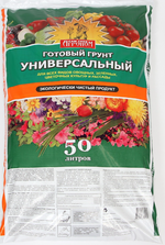 Грунт универсальный цветочный (50л-1шт) АГРОНОМ
