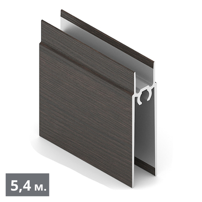 ЭКО Рамка нижняя двери (5,40 м) венге темный (ПВХ) (AE0331) Aristo (Out)