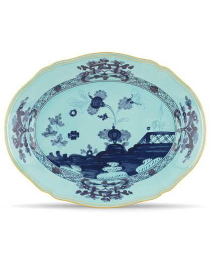 Блюдо овальное Oriente Italiano Iris (38.5 см)