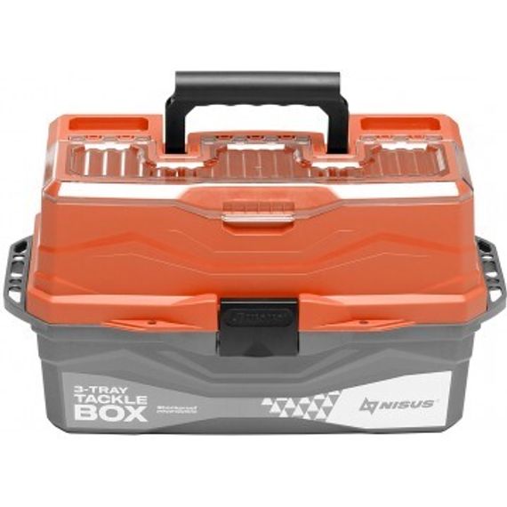 Ящик для снастей NISUS Tackle Box трехполочный оранжевый (N-TB-3-O)