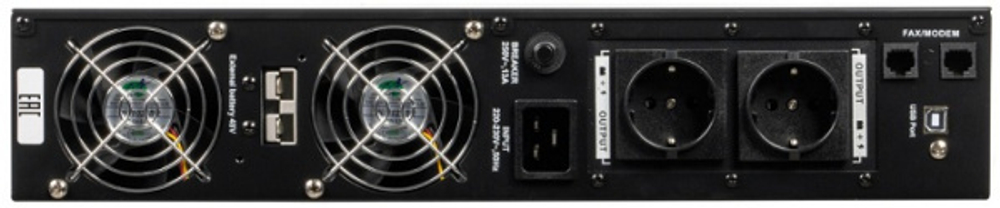 Источник бесперебойного питания Бастион RAPAN-UPS 1000-RACK-IN-2X9