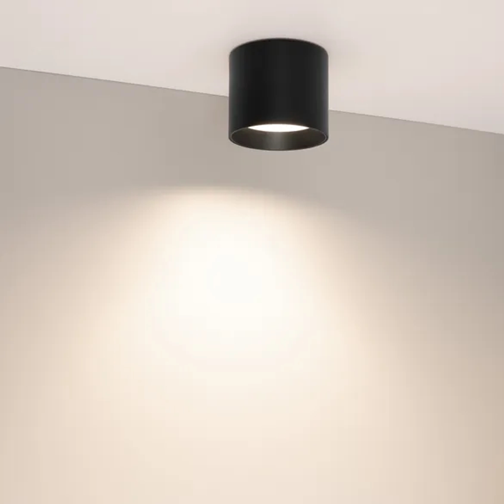 Светильник SP-BISCOTTO-R90-8W Warm3300-MIX (BK, 80 deg, 230V) (Arlight, IP54 Металл, 5 лет) 054911