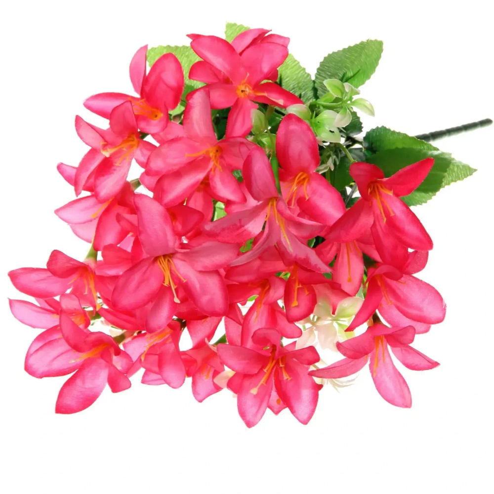 Искусственные цветы «Колокольчики» 40см розовые