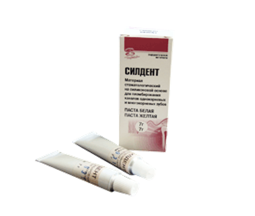 Силдент (на силик.основе для пломб каналов ) (7г+7г)