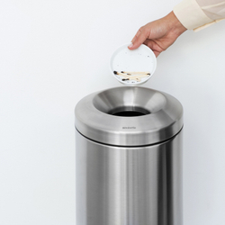 Несгораемая корзина для бумаг 15л Brabantia Стальной матовый