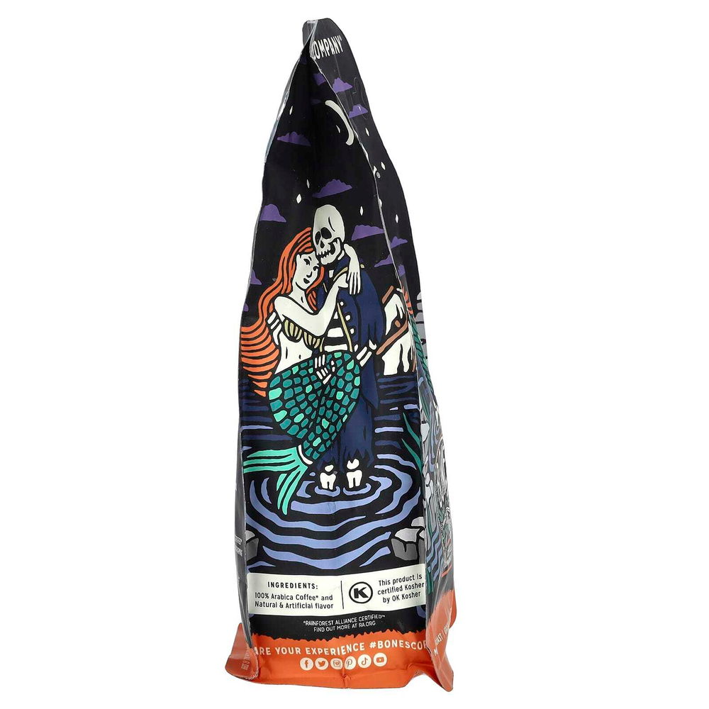 Bones Coffee Company, Salty Siren, мокко с морской соленой карамелью, молотый, средняя обжарка, 340 г (12 унций)
