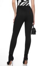 Брюки черные замшевые облегающие DStrend (Акция)