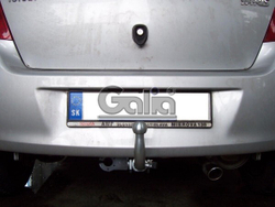 Фаркоп оцинкованный Galia T057A для Toyota Yaris 2005-2014(паспорт и сертификат в комплекте)(без электрики)