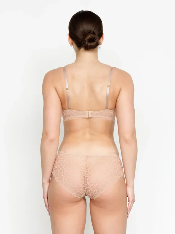 Бюстгальтер Zebra формованная чаша 3D Push-up на каркасах (скин)