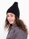 Шапка женская демисезонная , цвет чёрный, размер 52-56