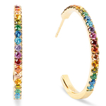 Серьги Coeur de Lion Multicolour Rainbow-Gold 0147/23-1535