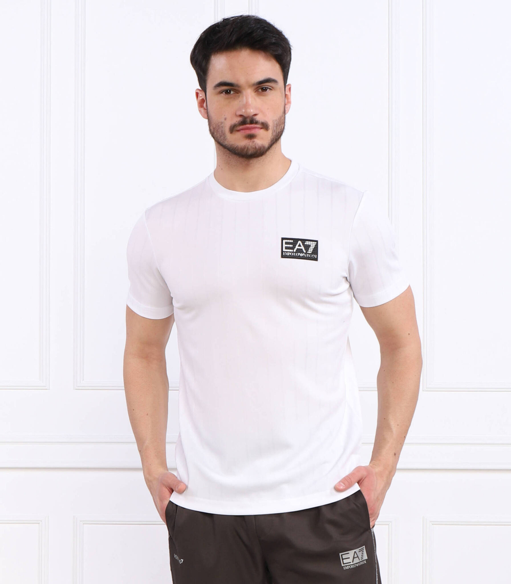 футболка EA7 - белый(6LPT33 PJJAZ)