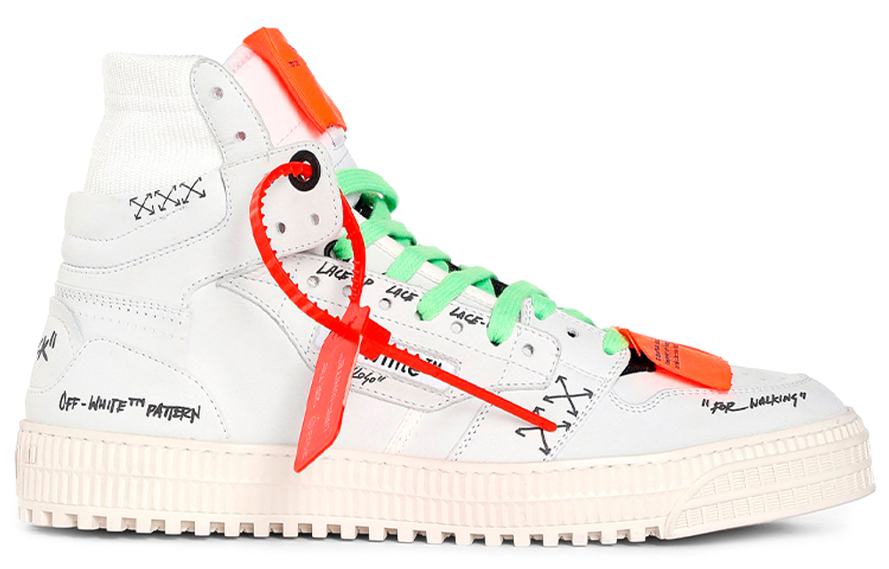 OFF-WHITE Off-Court 3.0 fashion sneakers men's white and green