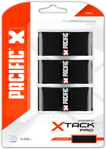 Намотки теннисные Pacific X Tack Perfo black 3P