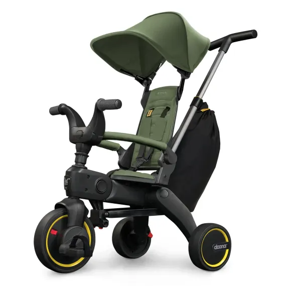 Складной трехколесный велосипед Doona Liki Trike S3, Desert Green