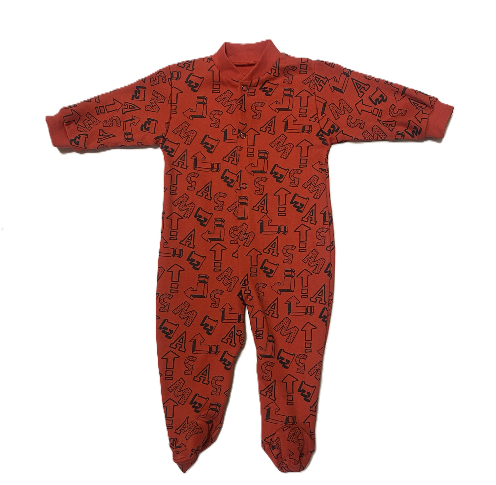 Комбинезон детский на кнопках из 100% хлопка на рост 74 см