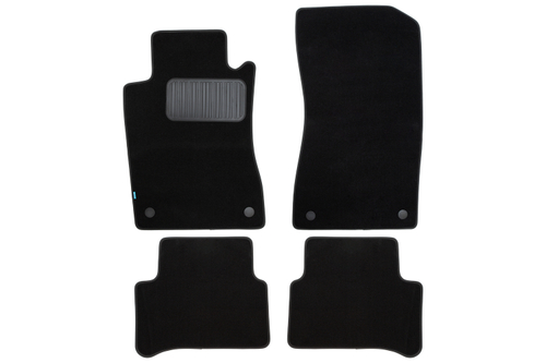 Коврики в салон для MERCEDES-BENZ E-Class W211 АКПП 2002-2006, 2006-2009, седан, 4 шт. (текстиль) KLEVER03343622110KH