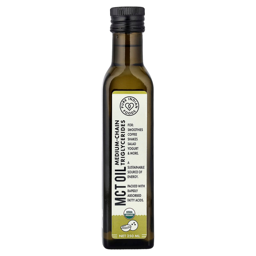 Pure Indian Foods, Масло MCT, 250 мл