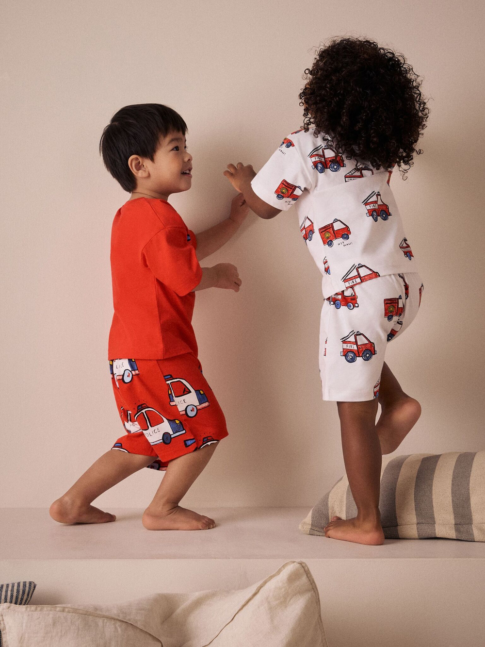 Пижама для мальчика Next AC0-930, 3 шт., Синий, Красный, Белый