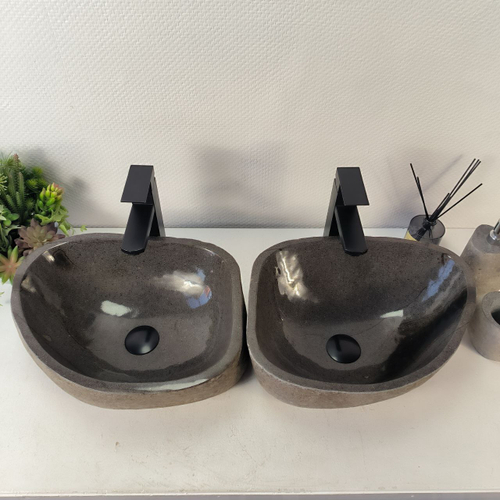 Раковина из речного камня ПАРА! RS-65347 42*33*15 0865